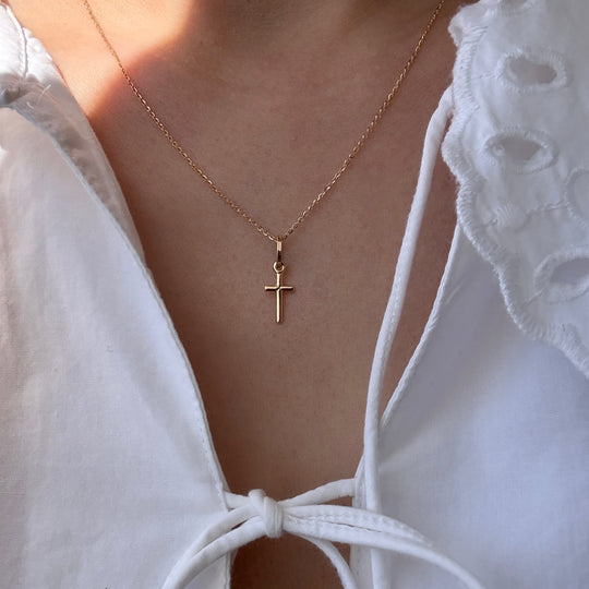 Anhänger ROSALIA 18kt Gelbgold - 6x10mm