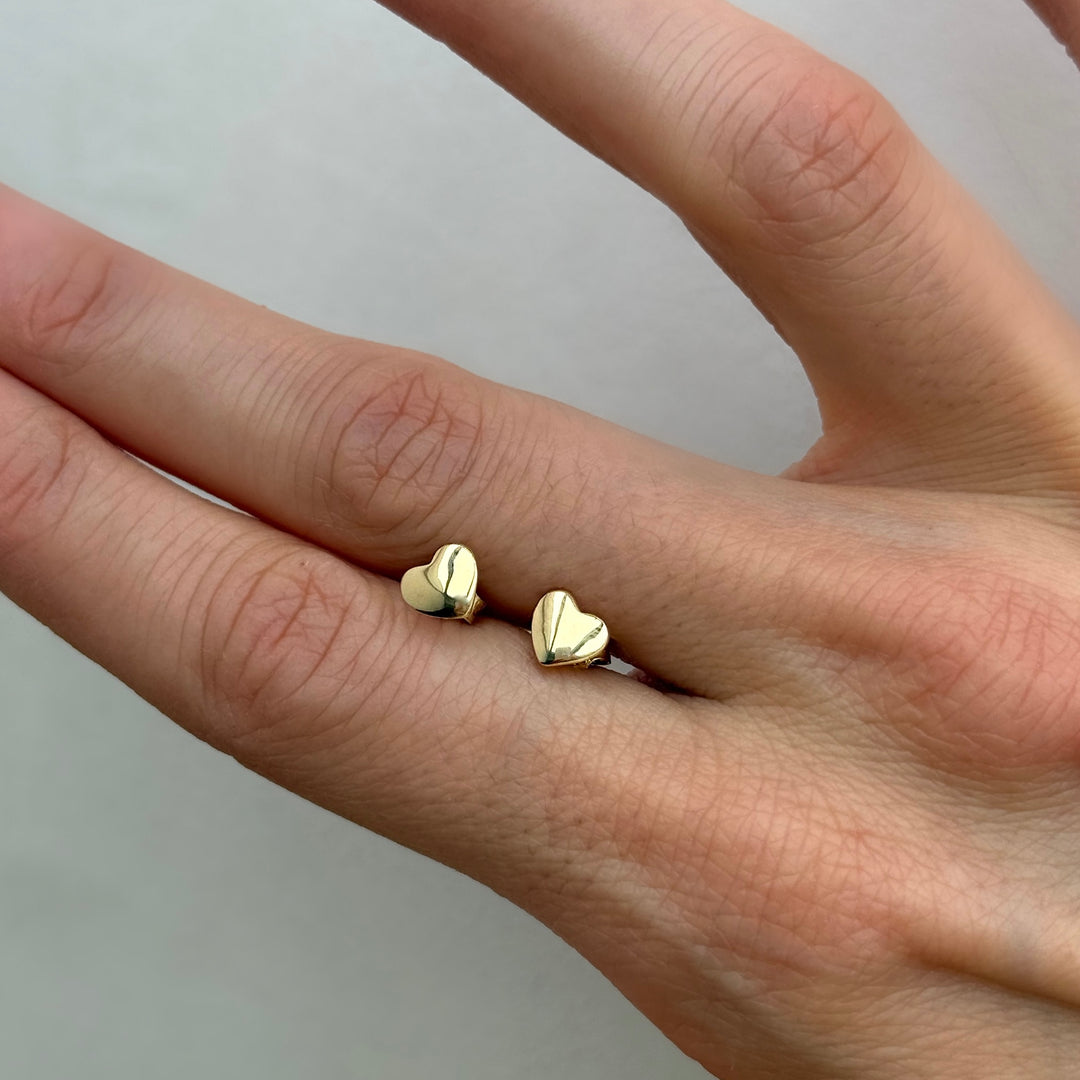 Ohrstecker MORE AMORE 18kt Gold - 6 x 6 mm