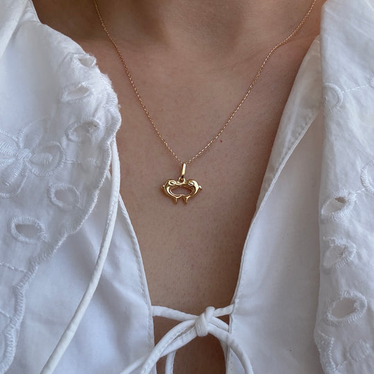 Anhänger AMARINO 18kt Gelbgold - 10x16 mm