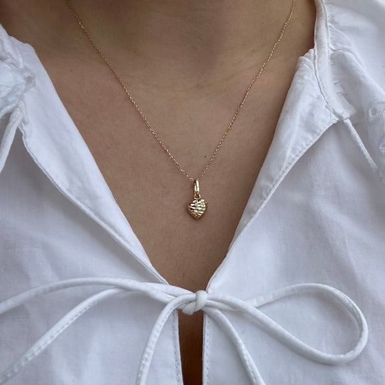 Anhänger AMORE MIO 18 kt Gold - poliert & facettiert