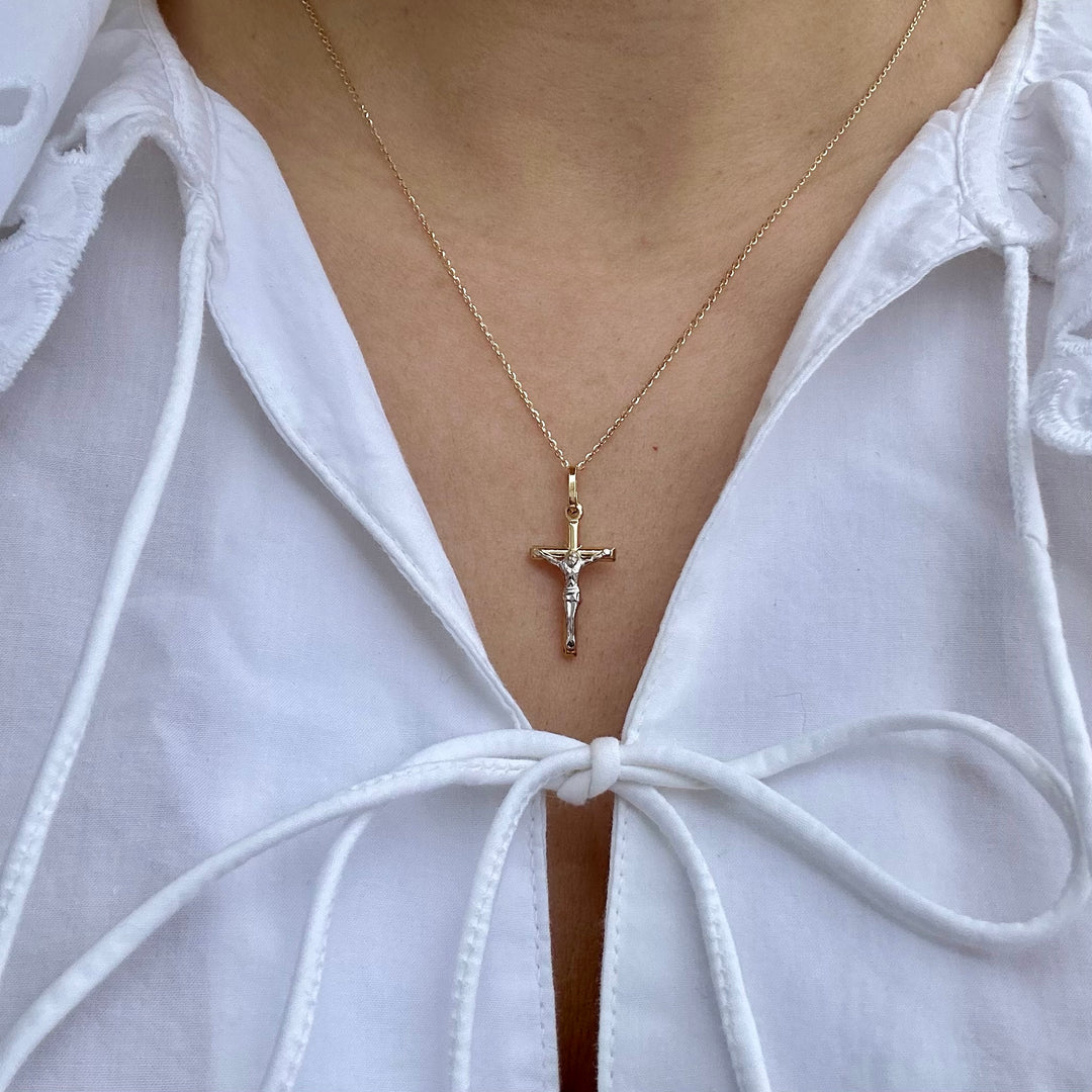 Anhänger GESÙ 18 kt Gold - 12 x 19 mm