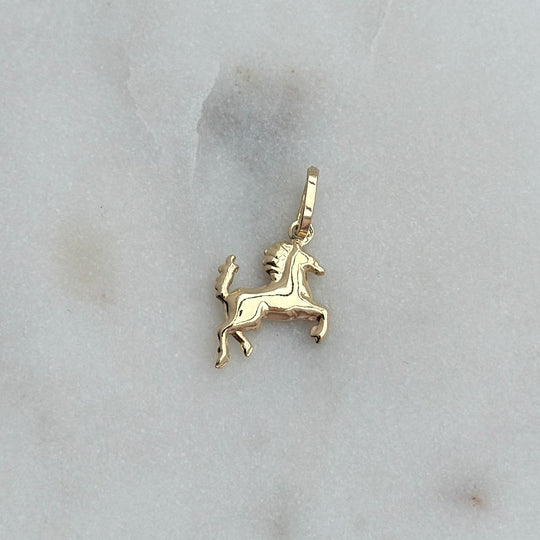 Anhänger CAVALLO II 18 kt Gold - 12x15mm