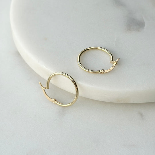 Ohrringe CAMILLA 18 kt Gold - 12mm