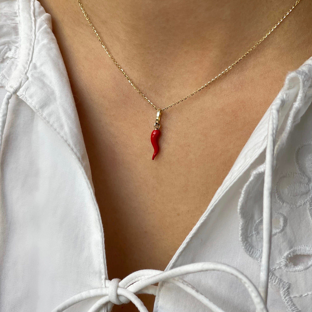 Anhänger CORNICELLO 18 kt Gold