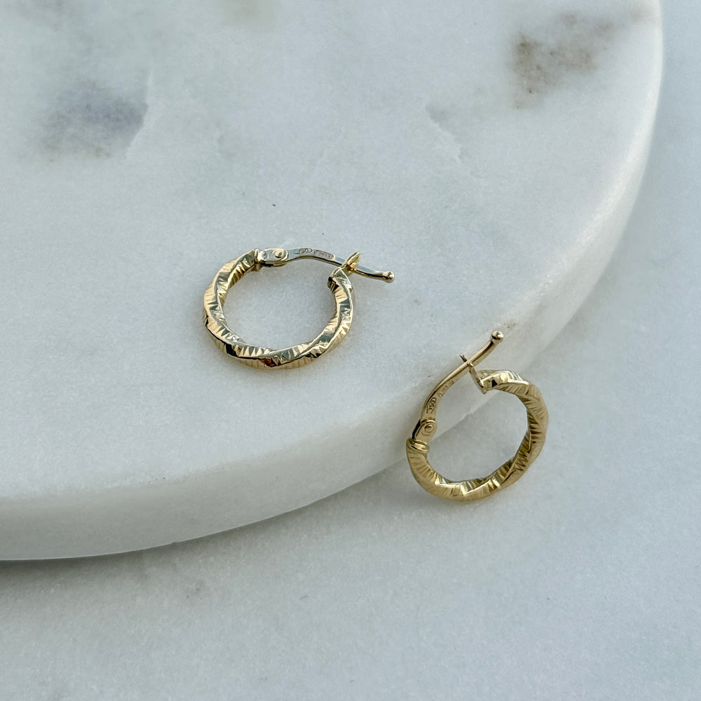 Ohrringe AURORA 18 kt Gold - 10mm