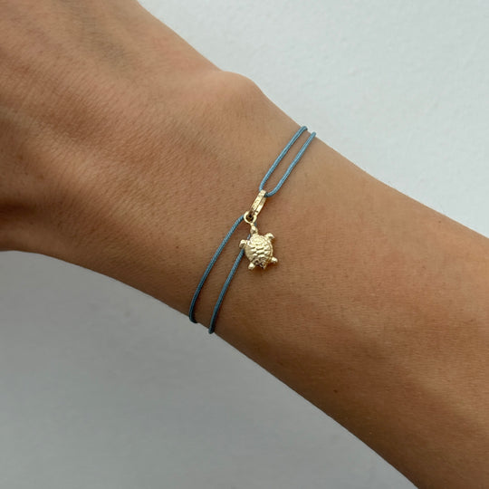 Zartes Armbändchen - handgeknüpft und größenverstellbar