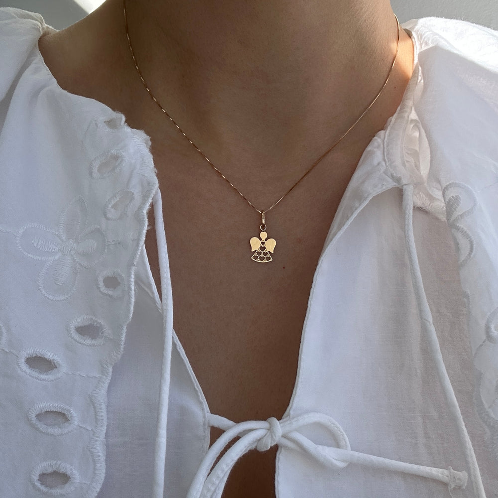 Anhänger ANGELINA 18kt Gelbgold - 10x11mm