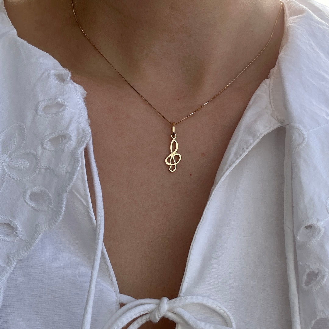 Anhänger ARIA 18kt Gold - 15x8mm