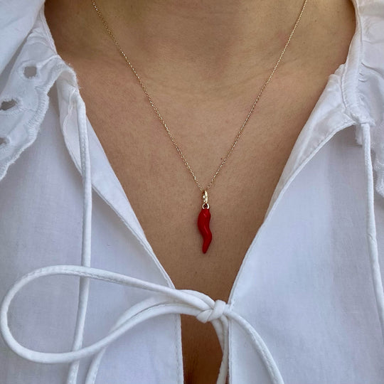 Anhänger CORNICELLO 18 kt Gold