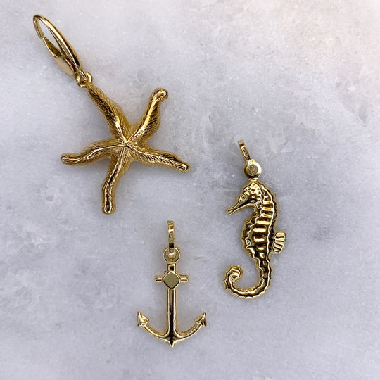 Anhänger ANCORA 18 kt Gold - 14x20mm