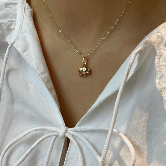 Anhänger KENYA 18kt Gold -  11x7mm