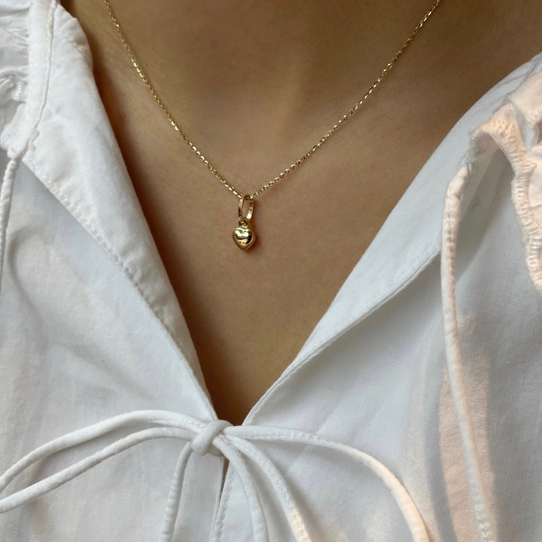 Anhänger AMORE 18 kt Gold - 8x6mm