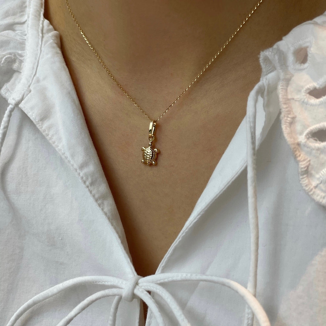 Anhänger OCEANO 18 kt Gold - 8x9mm